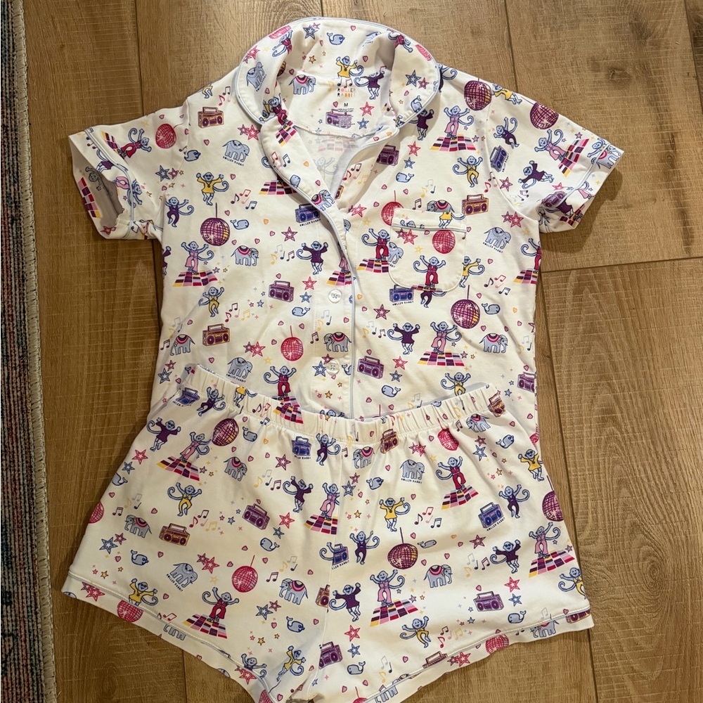 Roller Rabbit Boogie Monkeyland PJ’s